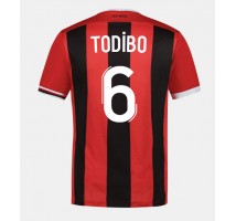 OGC Nice Jean-Clair Todibo #6 Koszulka Podstawowa 2023-24 Krótki Rękaw