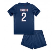 Paris Saint-Germain Achraf Hakimi #2 Koszulka Podstawowa dzieci 2024-25 Krótki Rękaw (+ krótkie spodenki)
