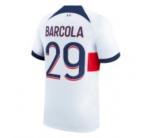 Paris Saint-Germain Bradley Barcola #29 Koszulka Wyjazdowa 2023-24 Krótki Rękaw