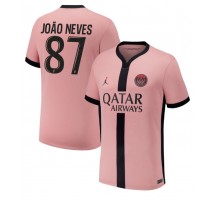 Paris Saint-Germain Joao Neves #87 Koszulka Trzecia 2024-25 Krótki Rękaw