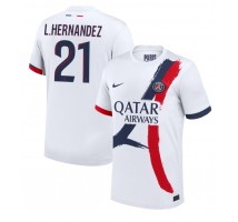 Paris Saint-Germain Lucas Hernandez #21 Koszulka Wyjazdowa 2024-25 Krótki Rękaw