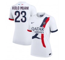 Paris Saint-Germain Randal Kolo Muani #23 Koszulka Wyjazdowa damskie 2024-25 Krótki Rękaw