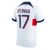 Paris Saint-Germain Vitinha #17 Koszulka Wyjazdowa 2023-24 Krótki Rękaw