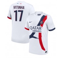 Paris Saint-Germain Vitinha #17 Koszulka Wyjazdowa 2024-25 Krótki Rękaw