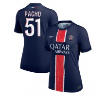 Paris Saint-Germain Willian Pacho #51 Koszulka Podstawowa damskie 2024-25 Krótki Rękaw