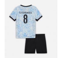 Portugalia Bruno Fernandes #8 Koszulka Wyjazdowa dzieci ME 2024 Krótki Rękaw (+ krótkie spodenki)