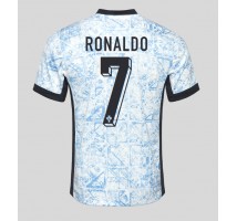 Portugalia Cristiano Ronaldo #7 Koszulka Wyjazdowa ME 2024 Krótki Rękaw