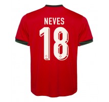 Portugalia Ruben Neves #18 Koszulka Podstawowa ME 2024 Krótki Rękaw