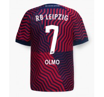 RB Leipzig Dani Olmo #7 Koszulka Wyjazdowa 2023-24 Krótki Rękaw