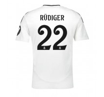 Real Madrid Antonio Rudiger #22 Koszulka Podstawowa 2024-25 Krótki Rękaw