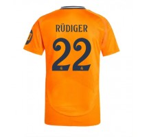 Real Madrid Antonio Rudiger #22 Koszulka Wyjazdowa 2024-25 Krótki Rękaw