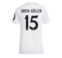 Real Madrid Arda Guler #15 Koszulka Podstawowa damskie 2024-25 Krótki Rękaw