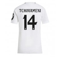 Real Madrid Aurelien Tchouameni #14 Koszulka Podstawowa damskie 2024-25 Krótki Rękaw