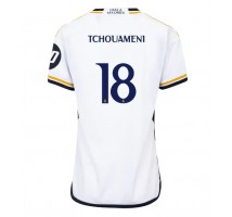 Real Madrid Aurelien Tchouameni #18 Koszulka Podstawowa damskie 2023-24 Krótki Rękaw