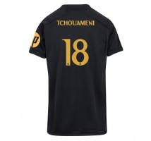 Real Madrid Aurelien Tchouameni #18 Koszulka Trzecia damskie 2023-24 Krótki Rękaw