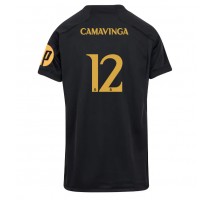 Real Madrid Eduardo Camavinga #12 Koszulka Trzecia damskie 2023-24 Krótki Rękaw