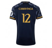 Real Madrid Eduardo Camavinga #12 Koszulka Wyjazdowa 2023-24 Krótki Rękaw
