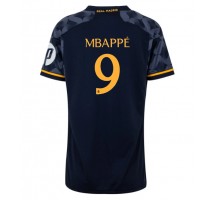 Real Madrid Kylian Mbappe #9 Koszulka Wyjazdowa damskie 2023-24 Krótki Rękaw
