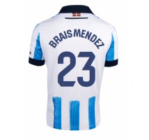 Real Sociedad Brais Mendez #23 Koszulka Podstawowa 2023-24 Krótki Rękaw
