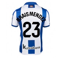 Real Sociedad Brais Mendez #23 Koszulka Podstawowa 2024-25 Krótki Rękaw