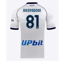 SSC Napoli Giacomo Raspadori #81 Koszulka Wyjazdowa 2023-24 Krótki Rękaw