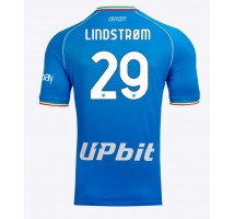 SSC Napoli Jesper Lindstrom #29 Koszulka Podstawowa 2023-24 Krótki Rękaw