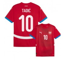 Serbia Dusan Tadic #10 Koszulka Podstawowa ME 2024 Krótki Rękaw