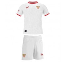 Sevilla Koszulka Podstawowa dzieci 2024-25 Krótki Rękaw (+ krótkie spodenki)