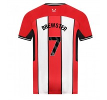 Sheffield United Rhian Brewster #7 Koszulka Podstawowa 2023-24 Krótki Rękaw