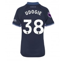 Tottenham Hotspur Destiny Udogie #38 Koszulka Wyjazdowa damskie 2023-24 Krótki Rękaw