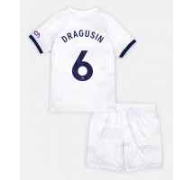 Tottenham Hotspur Radu Dragusin #6 Koszulka Podstawowa dzieci 2023-24 Krótki Rękaw (+ krótkie spodenki)