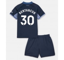 Tottenham Hotspur Rodrigo Bentancur #30 Koszulka Wyjazdowa dzieci 2023-24 Krótki Rękaw (+ krótkie spodenki)