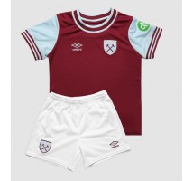 West Ham United Koszulka Podstawowa dzieci 2024-25 Krótki Rękaw (+ krótkie spodenki)