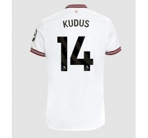 West Ham United Mohammed Kudus #14 Koszulka Wyjazdowa 2023-24 Krótki Rękaw