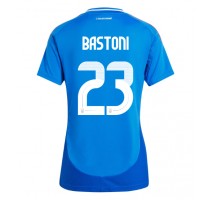 Włochy Alessandro Bastoni #23 Koszulka Podstawowa damskie ME 2024 Krótki Rękaw