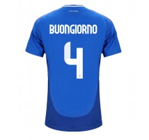 Włochy Alessandro Buongiorno #4 Koszulka Podstawowa ME 2024 Krótki Rękaw