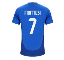Włochy Davide Frattesi #7 Koszulka Podstawowa ME 2024 Krótki Rękaw