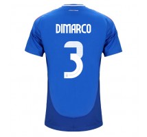 Włochy Federico Dimarco #3 Koszulka Podstawowa ME 2024 Krótki Rękaw