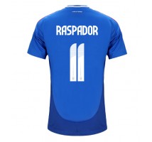 Włochy Giacomo Raspadori #11 Koszulka Podstawowa ME 2024 Krótki Rękaw