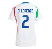 Włochy Giovanni Di Lorenzo #2 Koszulka Wyjazdowa damskie ME 2024 Krótki Rękaw