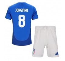 Włochy Jorginho Frello #8 Koszulka Podstawowa dzieci ME 2024 Krótki Rękaw (+ krótkie spodenki)