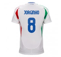 Włochy Jorginho Frello #8 Koszulka Wyjazdowa ME 2024 Krótki Rękaw