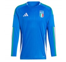 Włochy Koszulka Podstawowa ME 2024 Długi Rękaw