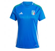 Włochy Koszulka Podstawowa damskie ME 2024 Krótki Rękaw