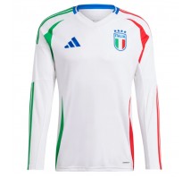 Włochy Koszulka Wyjazdowa ME 2024 Długi Rękaw