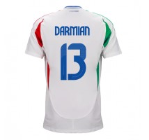 Włochy Matteo Darmian #13 Koszulka Wyjazdowa ME 2024 Krótki Rękaw