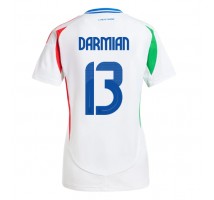 Włochy Matteo Darmian #13 Koszulka Wyjazdowa damskie ME 2024 Krótki Rękaw