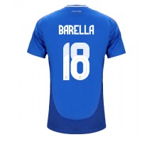 Włochy Nicolo Barella #18 Koszulka Podstawowa ME 2024 Krótki Rękaw