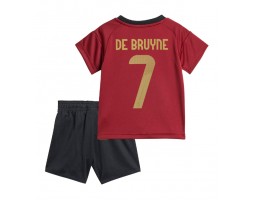 Belgia Kevin De Bruyne #7 Koszulka Podstawowa dzieci ME 2024 Krótki Rękaw (+ krótkie spodenki)