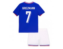 Francja Antoine Griezmann #7 Koszulka Podstawowa dzieci ME 2024 Krótki Rękaw (+ krótkie spodenki)